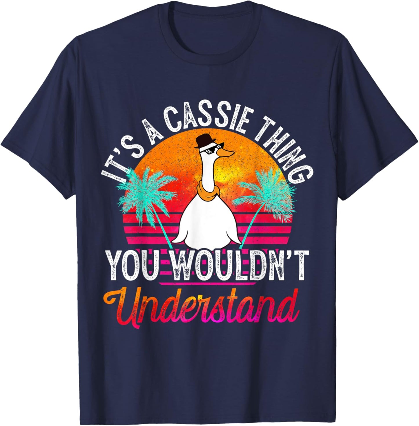 It's A Cassie Thing You Wouldn't Understand Funny Cassie T-Shirt - T-Shirt | Navy
