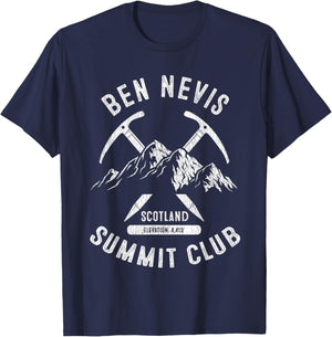 Ben Nevis Summit Club I Climbed Ben Nevis T-Shirt - T-Shirt | Navy