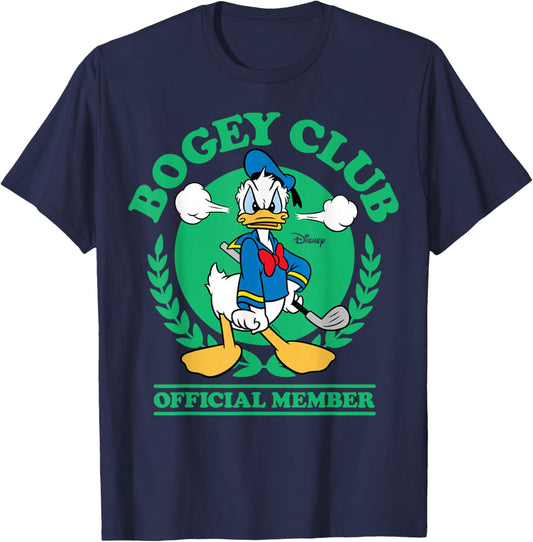 Donald Duck - Golf Bogey Club Official Member T-Shirt - T-Shirt | Navy