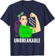 Traumatic Brain Injury Warrior TBI Awareness T-Shirt - T-Shirt | Navy