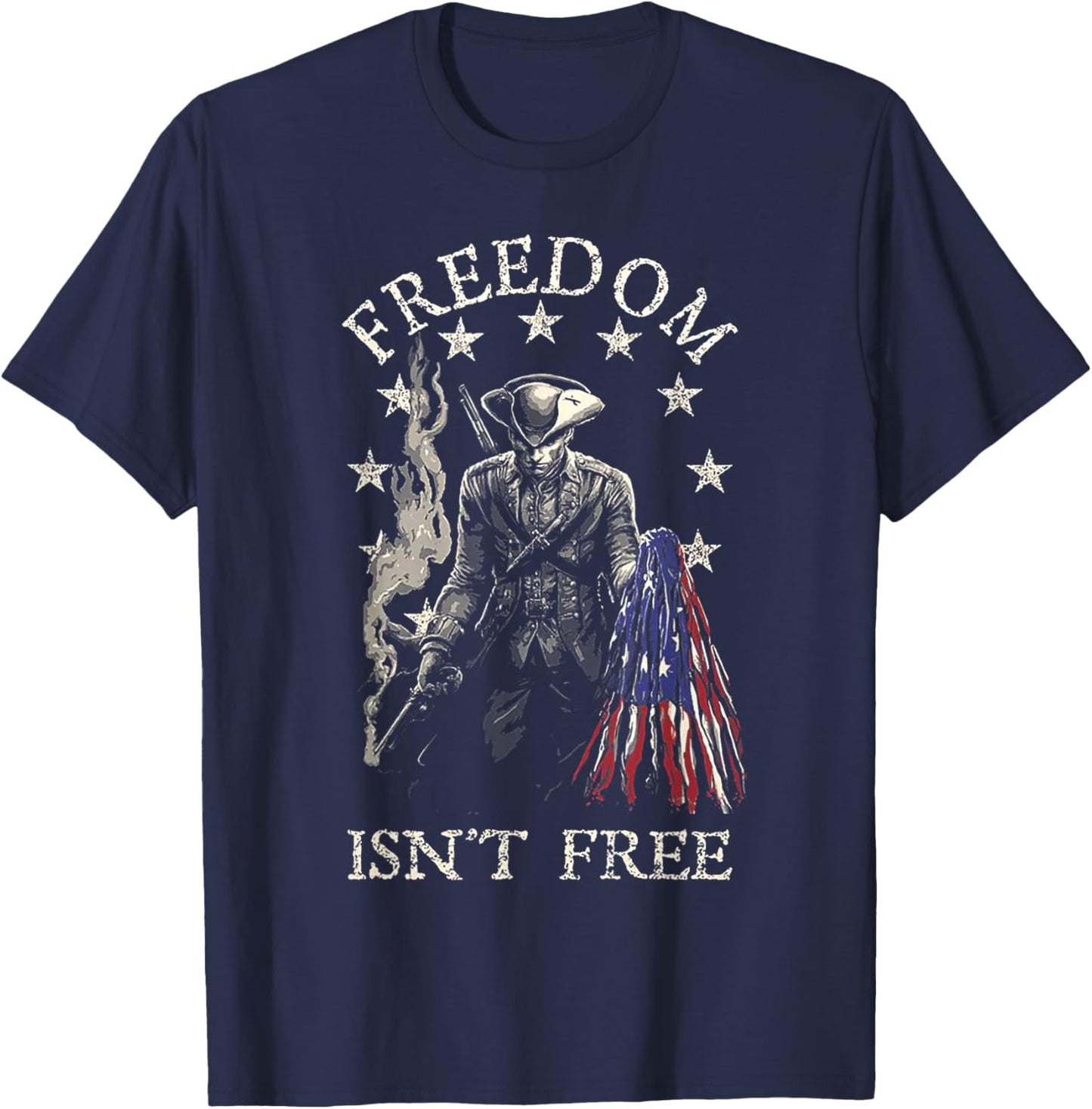 Freedom Isn't Free T-Shirt - T-Shirt | Navy