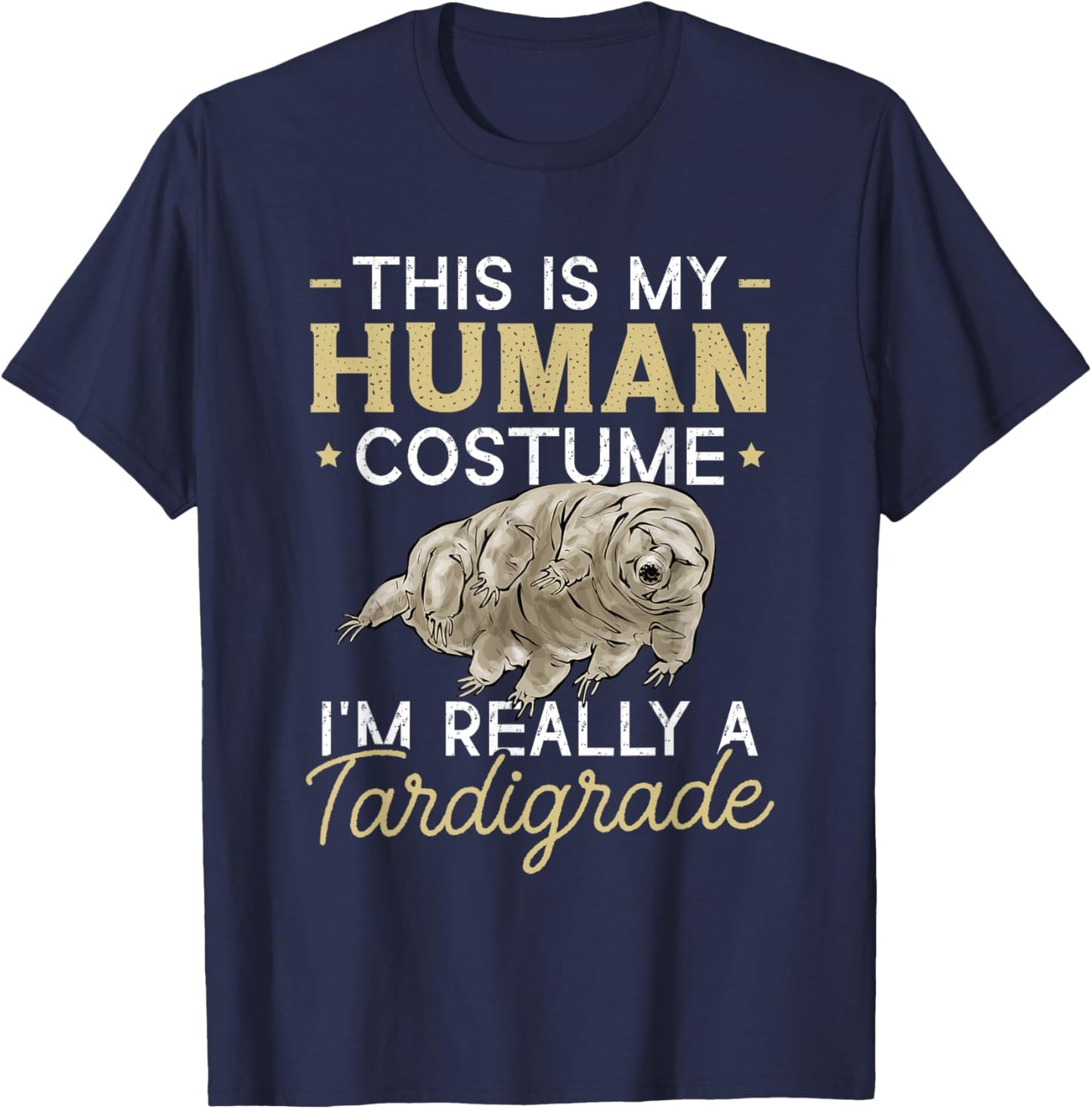 Tardigrade Water Bear Tardigrade Human Costume T-Shirt - T-Shirt | Navy