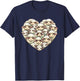 Lovely Sheeps Farm Animal Sheep Lover T-Shirt - T-Shirt | Navy