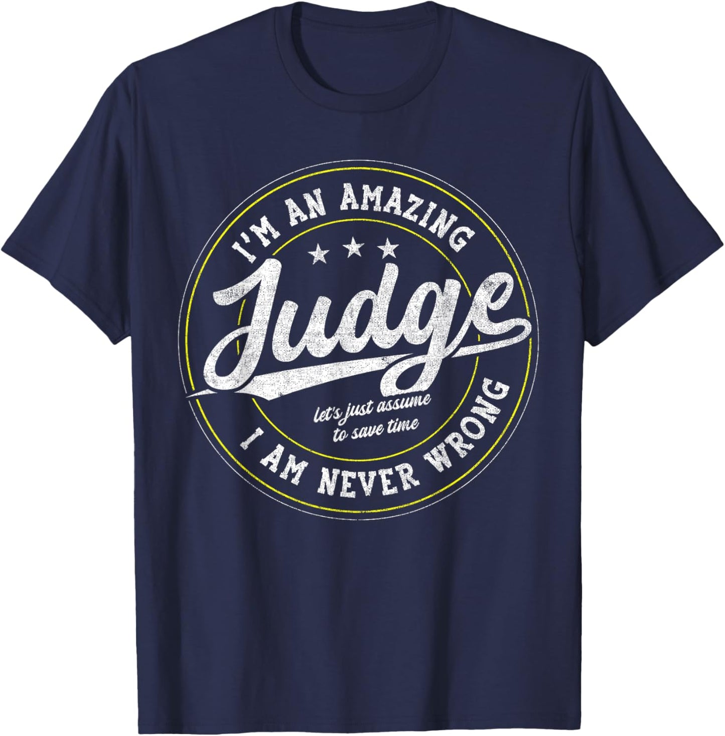 Amazing Judge T-Shirt - T-Shirt | Navy