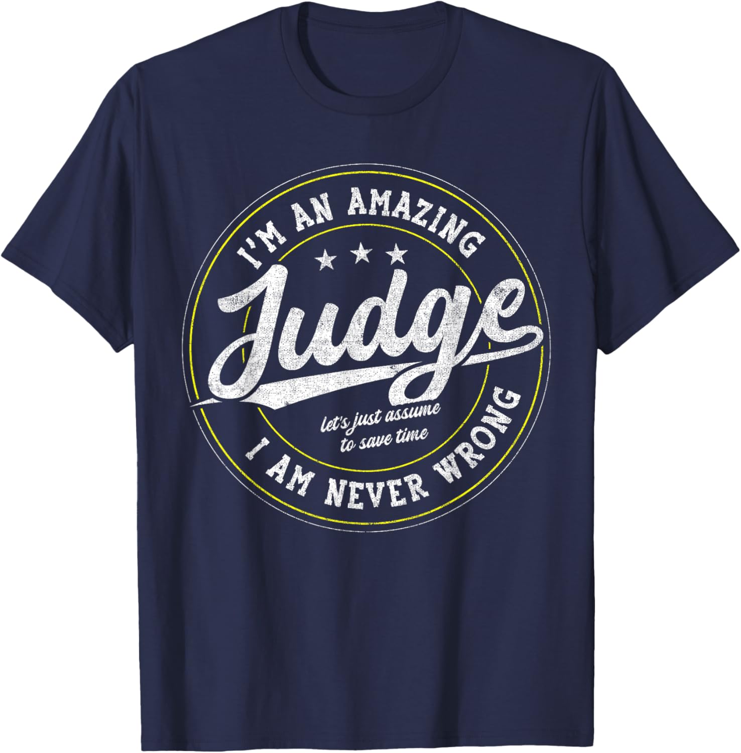 Amazing Judge T-Shirt - T-Shirt | Navy