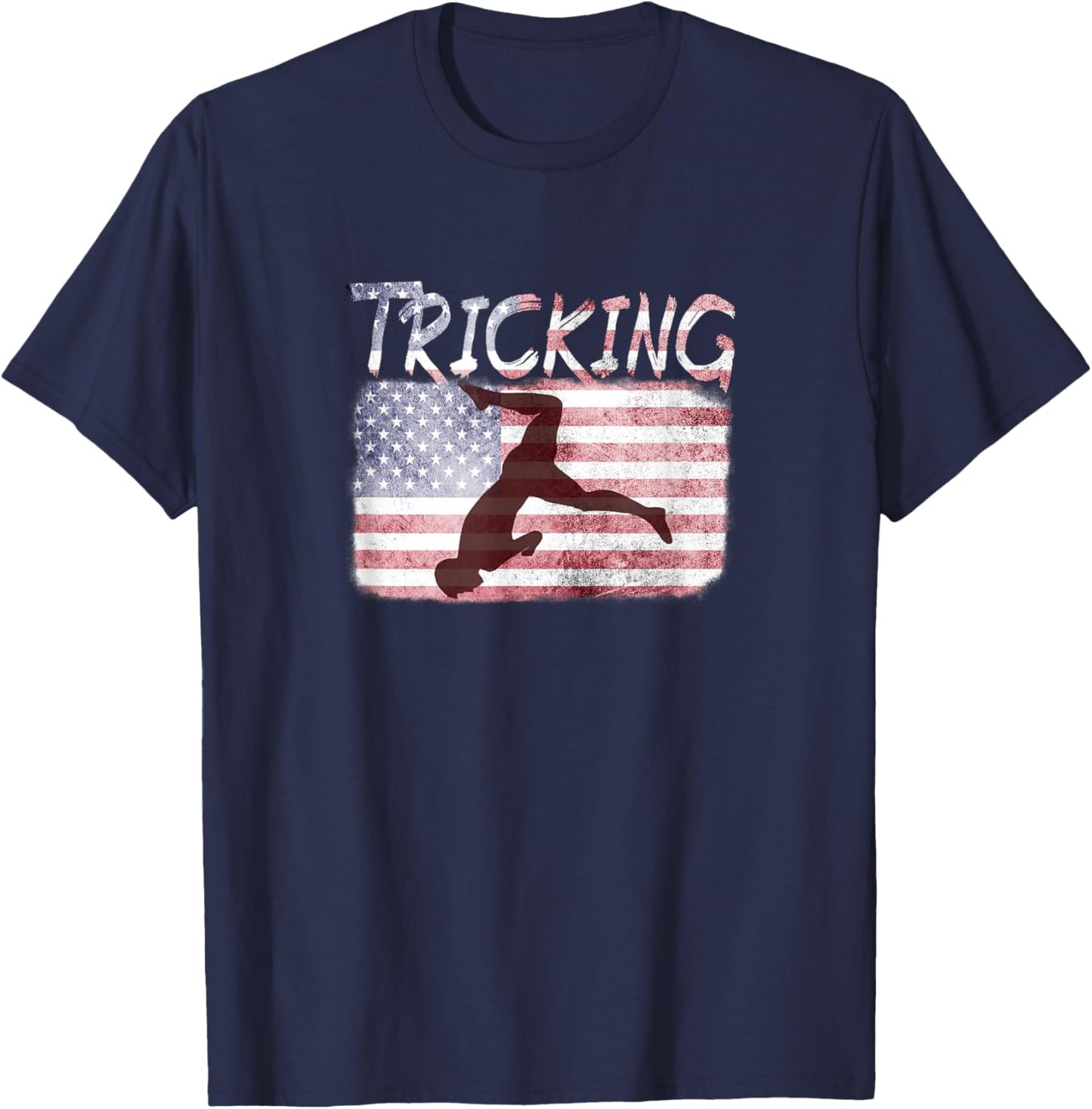 Martial Arts Tricking USA T-Shirt - T-Shirt | Navy