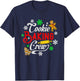 Cookie Baking Crew Christmas Baker Gingerbread Cookies T-Shirt - T-Shirt | Navy