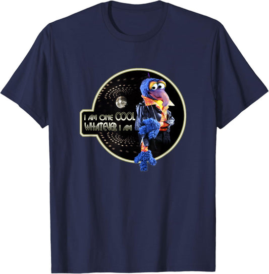 Disney The Muppets Gonzo I Am One Cool Whatever I Am Retro T-Shirt - T-Shirt | Navy