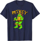 Teenage Mutant Ninja Turtles Michelangelo Draw Mikey Logo T-Shirt - T-Shirt | Navy