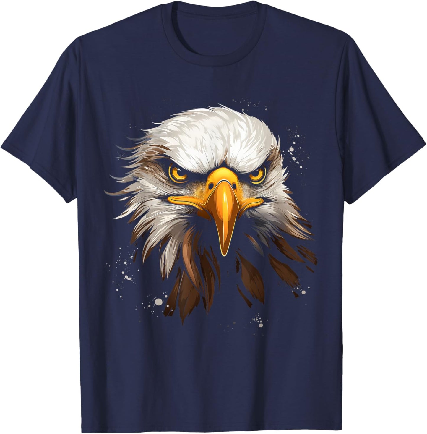 Bald Eagle Bird Colorful Design Bird Lover Eagle T-Shirt - T-Shirt | Navy