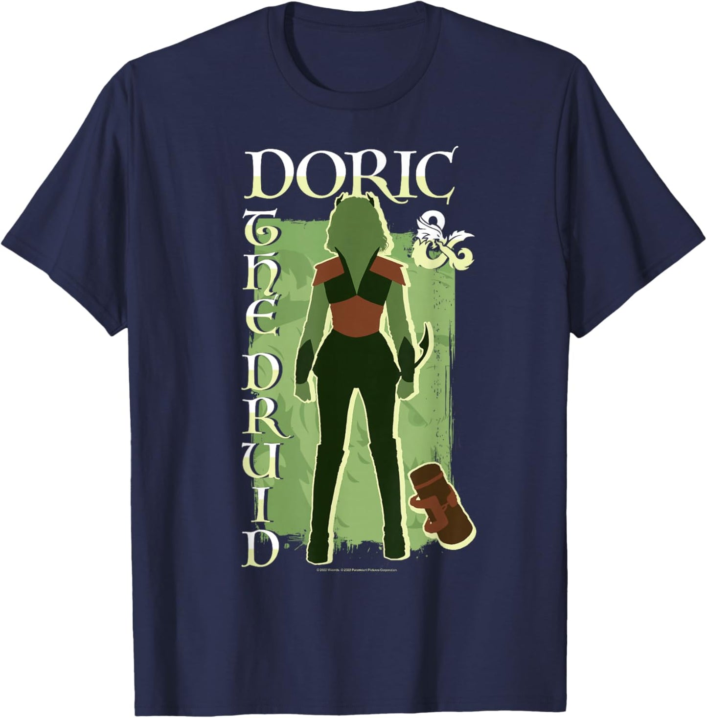 Dungeons & Dragons: Honor Among Thieves Doric The Druid T-Shirt - T-Shirt | Navy