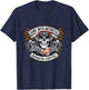 Söhne mit Arthritis Ibuprofen Chapter Biker Skull Halloween T-Shirt - T-Shirt | Navy