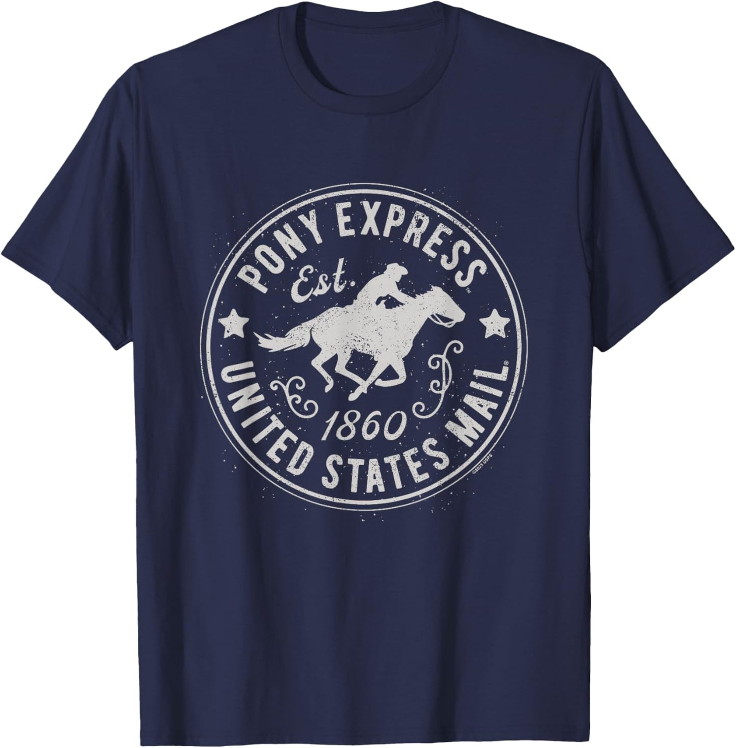 USPS - USPS Pony Express T-Shirt - T-Shirt | Navy