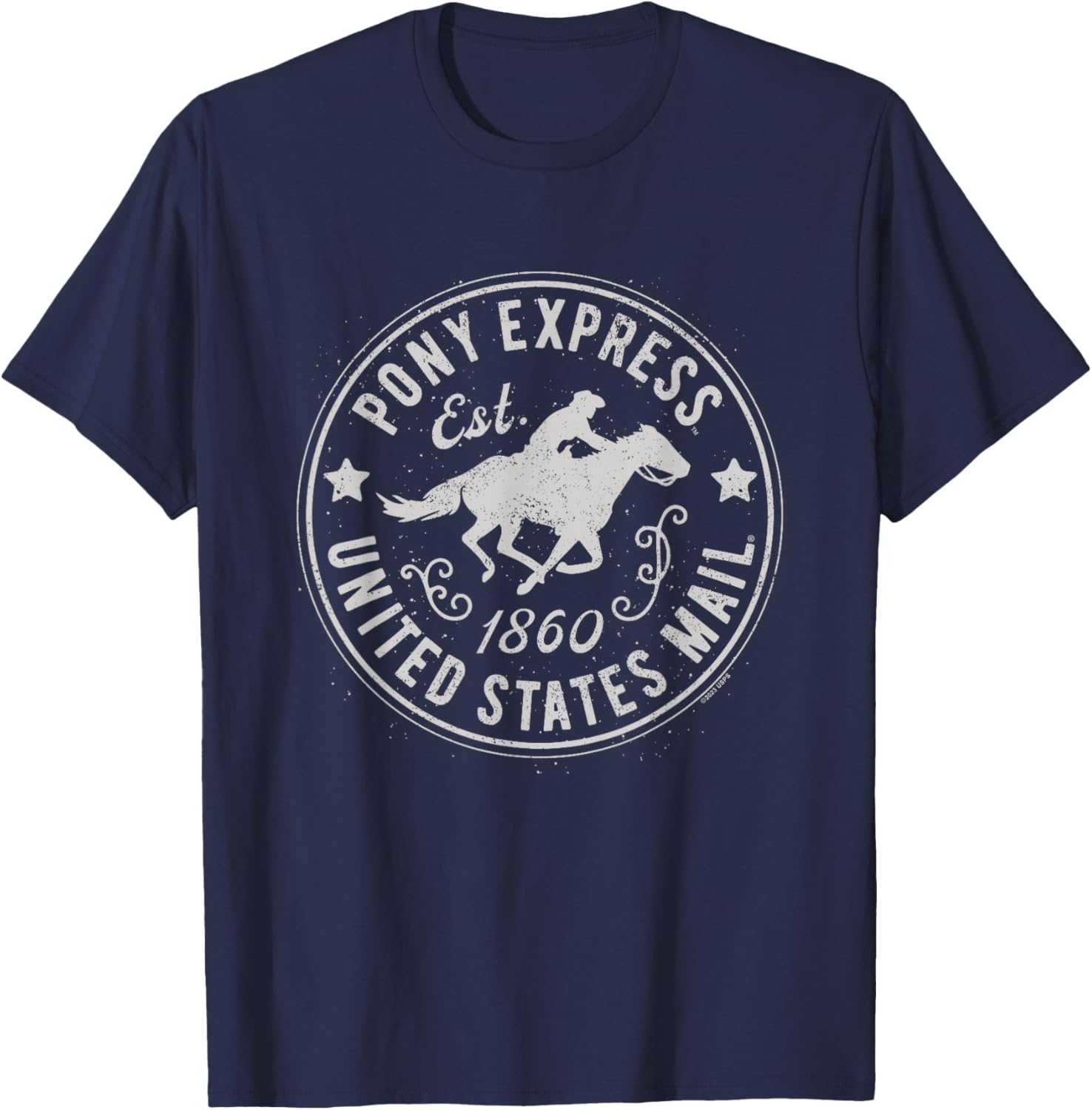 USPS - USPS Pony Express T-Shirt - T-Shirt | Navy