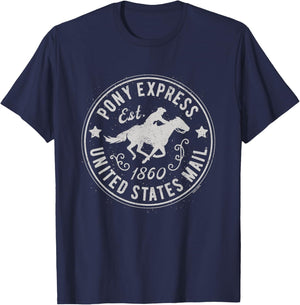 USPS - USPS Pony Express T-Shirt - T-Shirt | Navy
