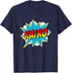 Kids Boys Kairo Name Superhero Comic Book T-Shirt - T-Shirt | Navy