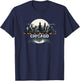 Chicago City Downtown Skyline T-Shirt - T-Shirt | Navy