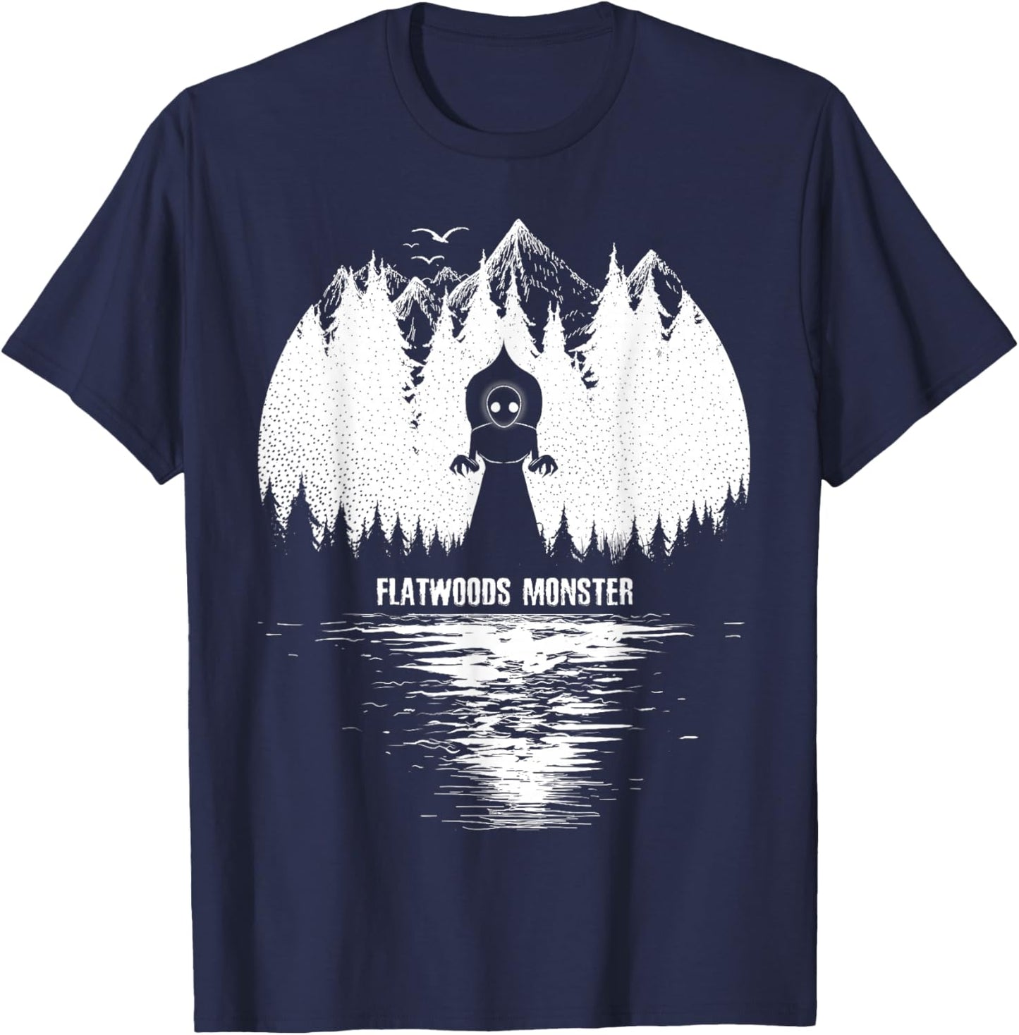 Flatwoods Monster Cryptozoology Women Kids! Cryptid T-Shirt - T-Shirt | Navy