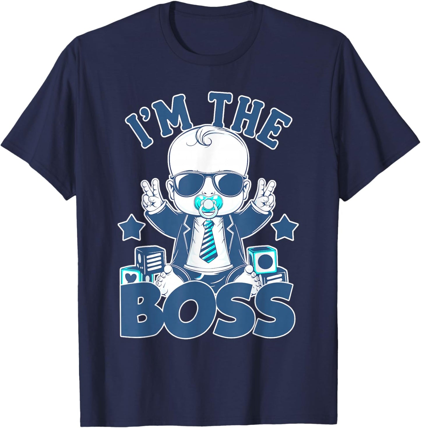 Baby Boss: I'm The Boss - Just Like a Boss for Kids! T-Shirt - T-Shirt | Navy