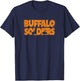 Legion Apparel Buffalo Soldier - Men's Black Modern Grunge African American History Themed Casual - Small - Crew Collar - Short Sleeve T-Shirt - T-Shirt | Navy