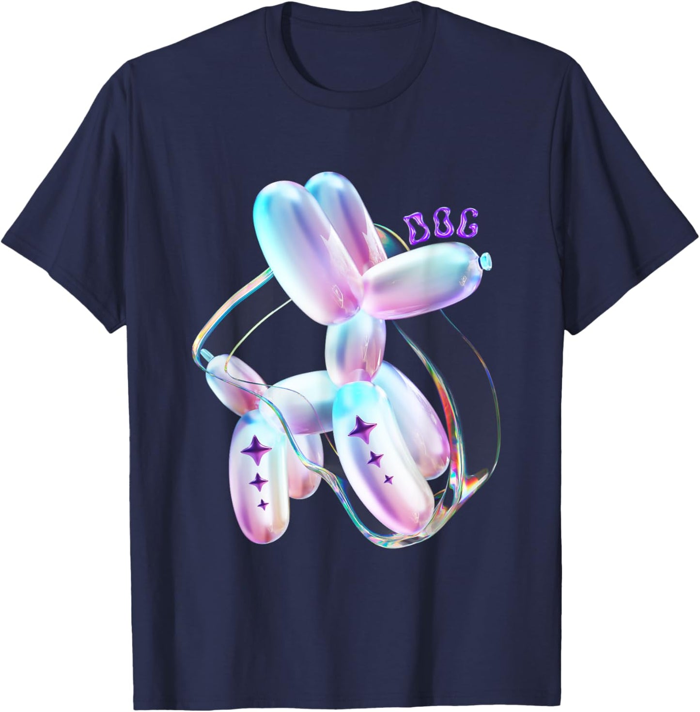3d Balloon Dog T-Shirt - T-Shirt | Navy