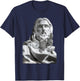 Jesus Christ Bernini Statue T-Shirt - T-Shirt | Navy