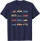 Volkswagen Vans And Beetles T-Shirt - T-Shirt | Navy