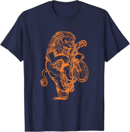 Lion Cycling Bicycle Animal Bicycling Riding Biking Bike