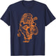 Lion Cycling Bicycle Animal Bicycling Riding Biking Bike T-Shirt - T-Shirt | Navy
