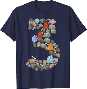 Geology Rocks 3 Years Old 3rd Birthday Rock Collecting T-Shirt - T-Shirt | Navy