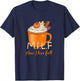 M.ILF Man I Love Fall Pumpkin Spice T-Shirt - T-Shirt | Navy