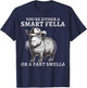 You're Either A Smart Fella Or A Fart Smella Funny Capybara T-Shirt - T-Shirt | Navy