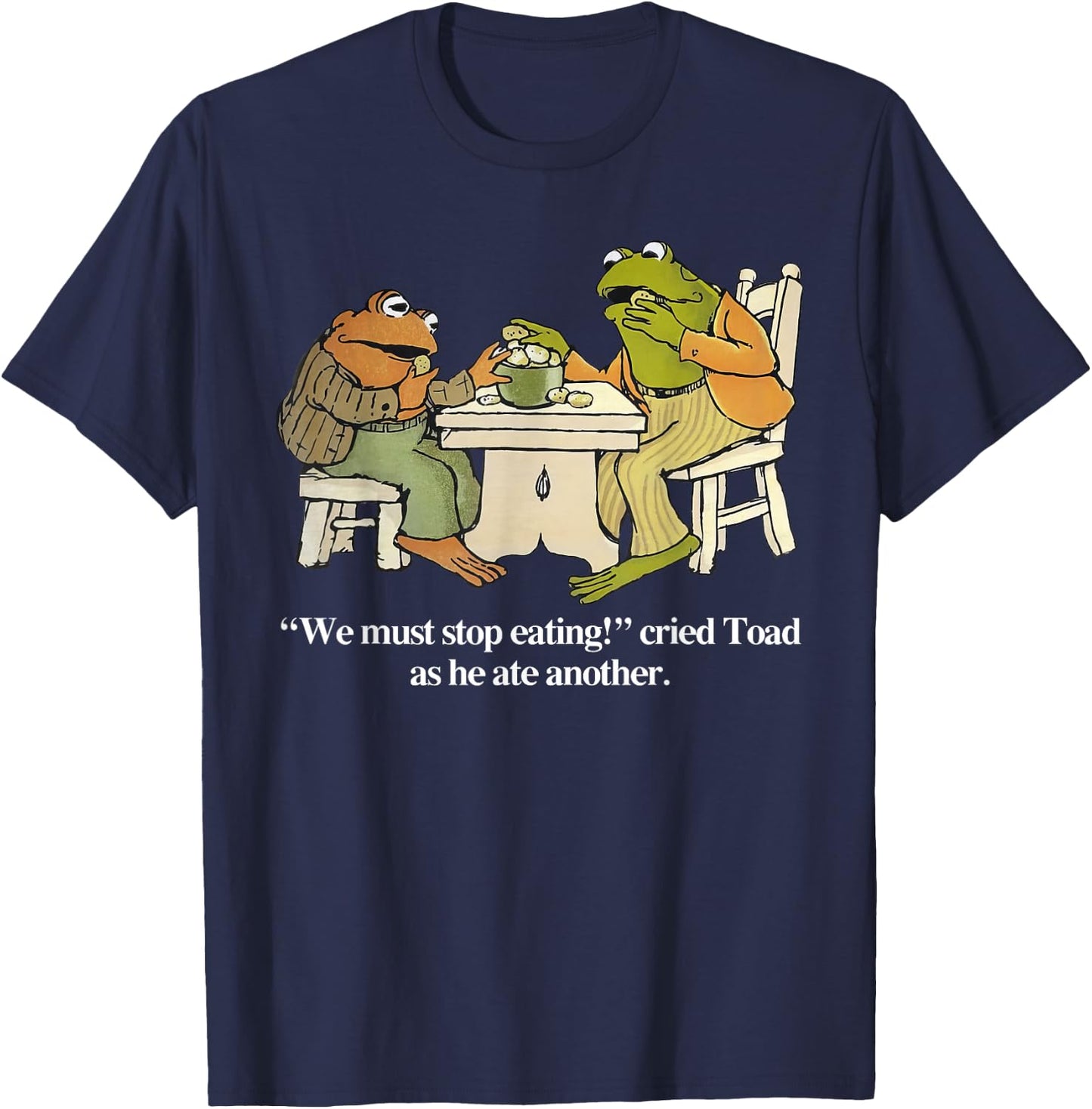 We Must Stop Eating Toad As He Ate Another Frog Men T-Shirt - T-Shirt | Navy