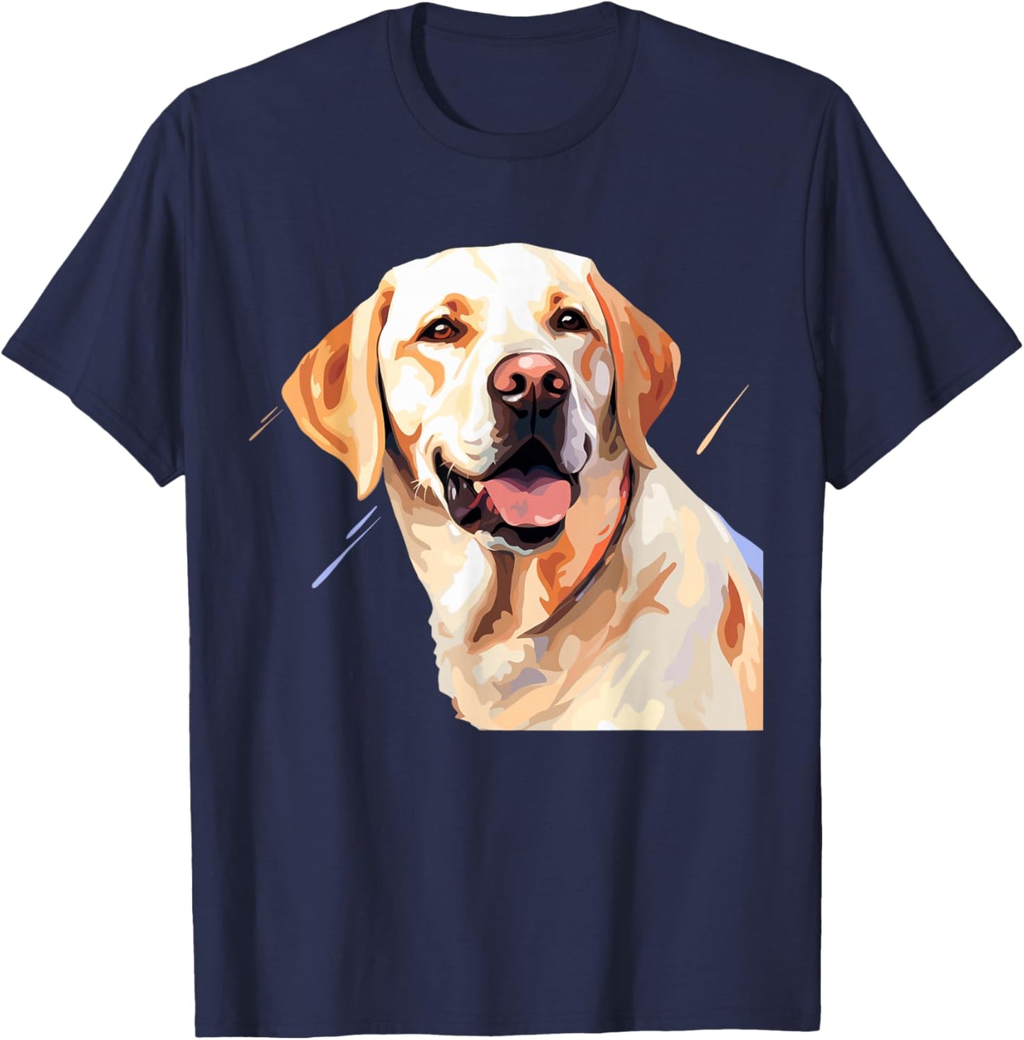Labrador Retriever Dog Gifts For Labbi Lovers Labrador Watercolor T-Shirt - T-Shirt | Navy