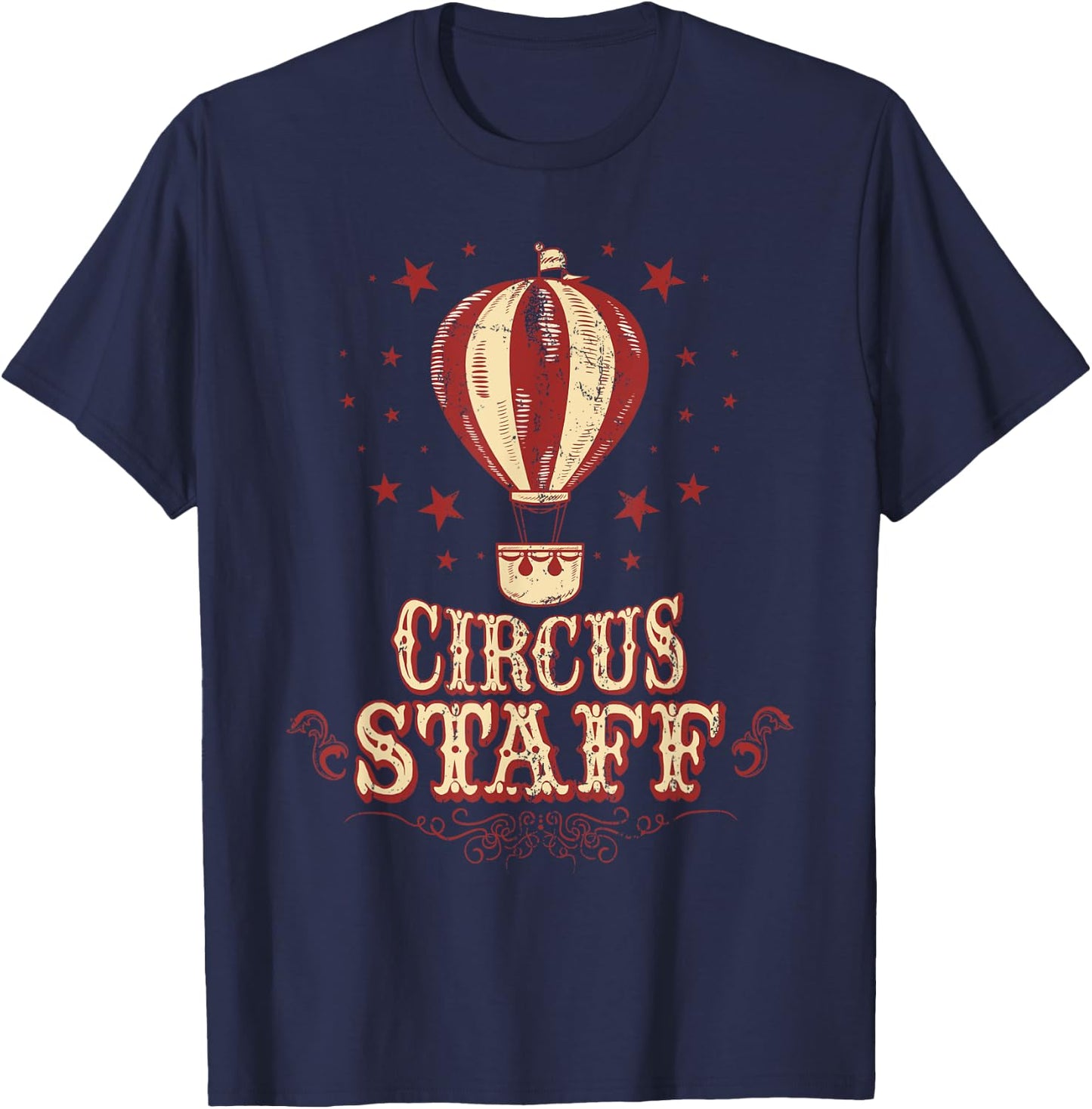 Circus Staff Shirt - Vintage Circus Shirt - Circus Staff T-Shirt - T-Shirt | Navy