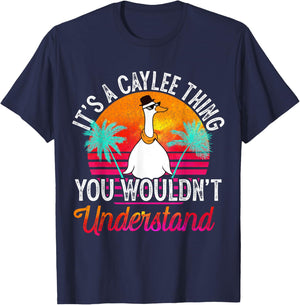 It's A Caylee Thing You Wouldn't Understand Funny Caylee T-Shirt - T-Shirt | Navy