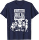 Straight Outta Compost Funny Women T-Shirt - T-Shirt | Navy