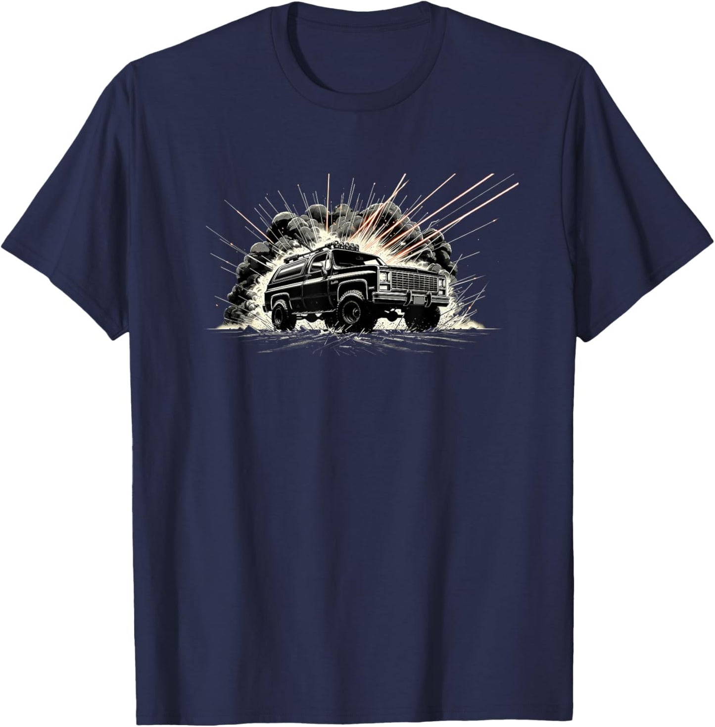 K5 Squarebody Jimmy Truck Suburban Lifted Classic Truck T-Shirt - T-Shirt | Navy