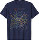 Paris Subway Map | Metro, Underground T-Shirt - T-Shirt | Navy