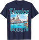Venice Italy Venice Vintage Souvenir T-Shirt - T-Shirt | Navy