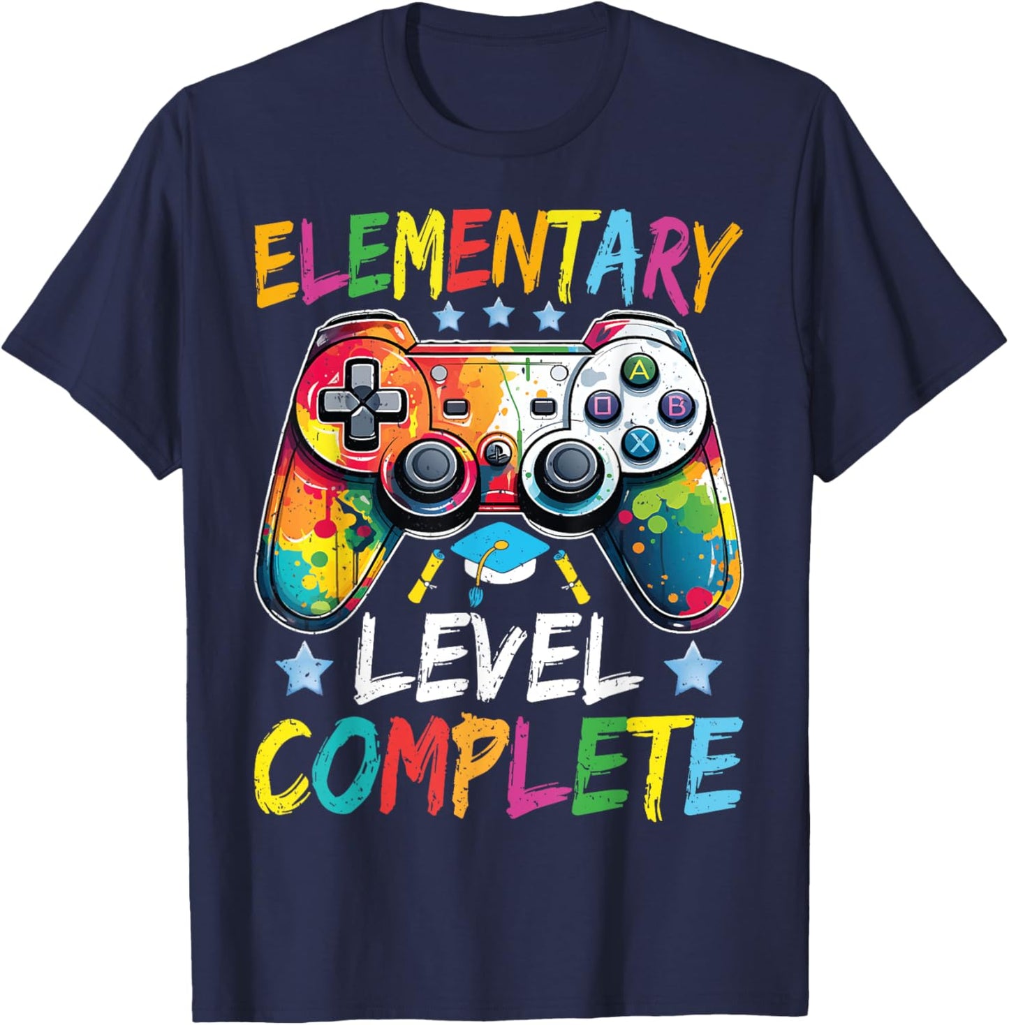 Elementary Level Complete Boys Graduation Last Day Of School T-Shirt - T-Shirt | Navy