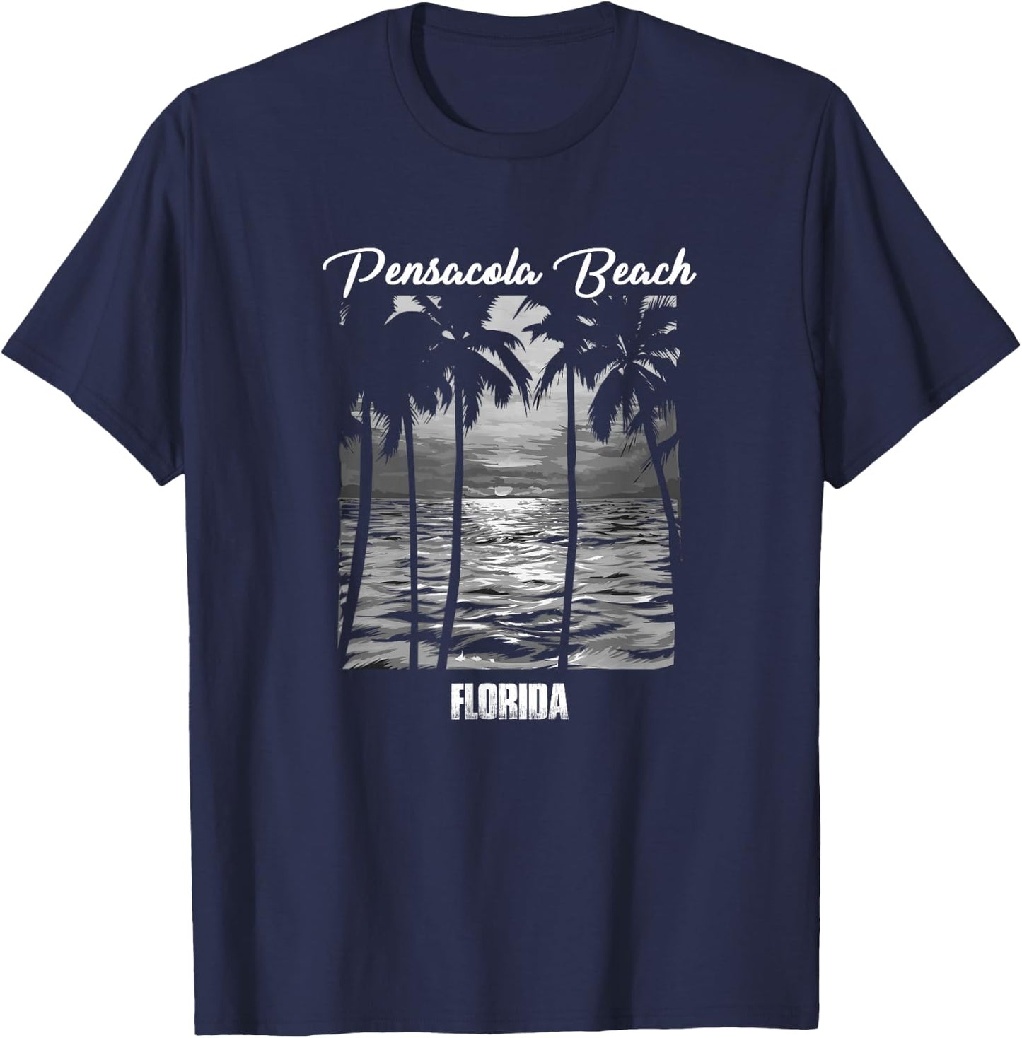 Pensacola Beach Souvenir - Florida Reminder Women Kids T-Shirt - T-Shirt | Navy
