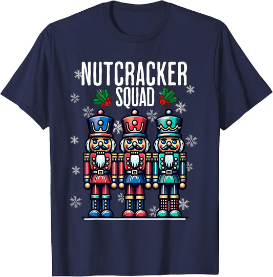 Christmas Nutcracker Xmas Nutcracker Squad T-Shirt - T-Shirt | Navy