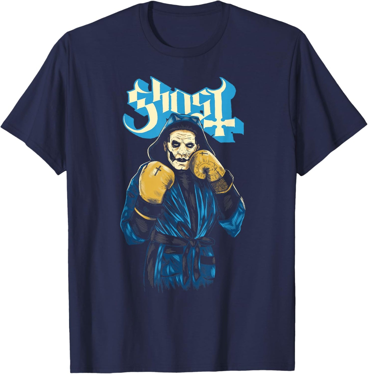 Ghost – Rite Here Rite Now Papa Prize Fighter T-Shirt - T-Shirt | Navy