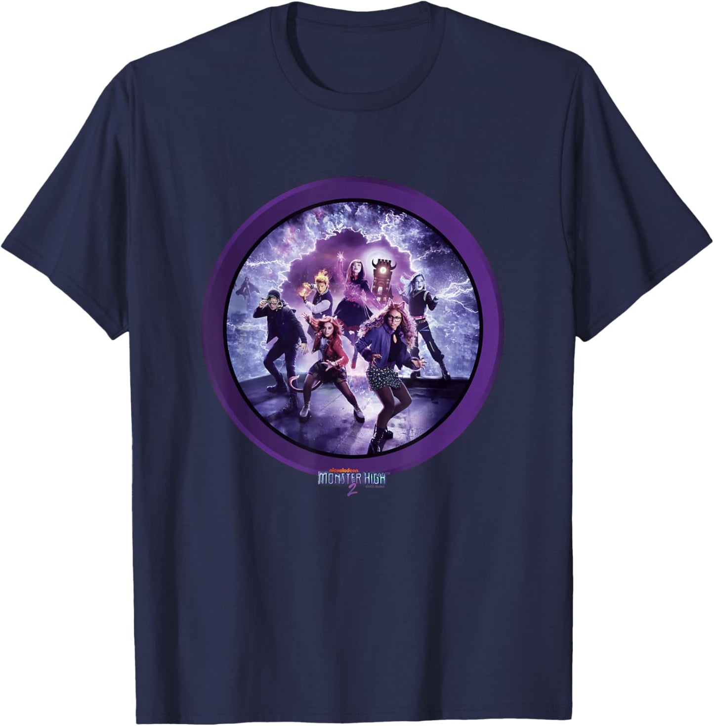 Monster High Film - MH Character Portal T-Shirt - T-Shirt | Navy