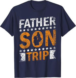 Father Son Trip Father's Day Dad Sons Matching Father Son T-Shirt - T-Shirt | Navy