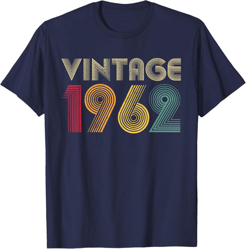 Vintage 1962 64th Birthday Gift 64 Years Old Men Women Retro