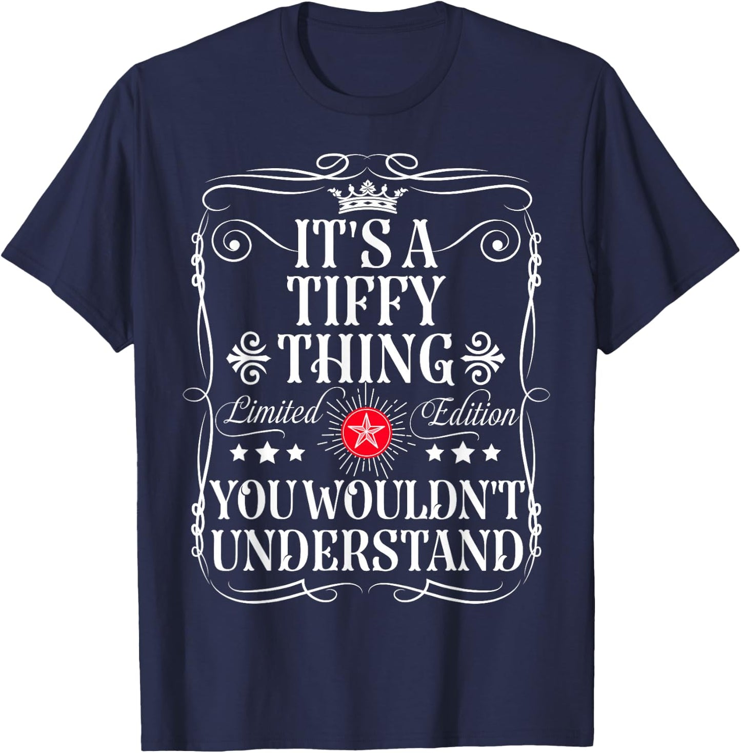 Tiffy Name Its A Tiffy Thing You Wouldn't Understand T-Shirt - T-Shirt | Navy