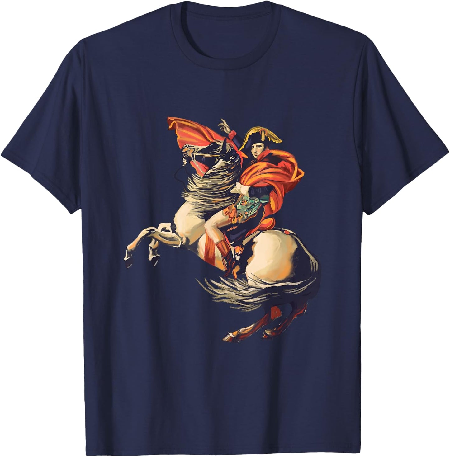 Napoleon Bonaparte French Military Leader History Teacher T-Shirt - T-Shirt | Navy
