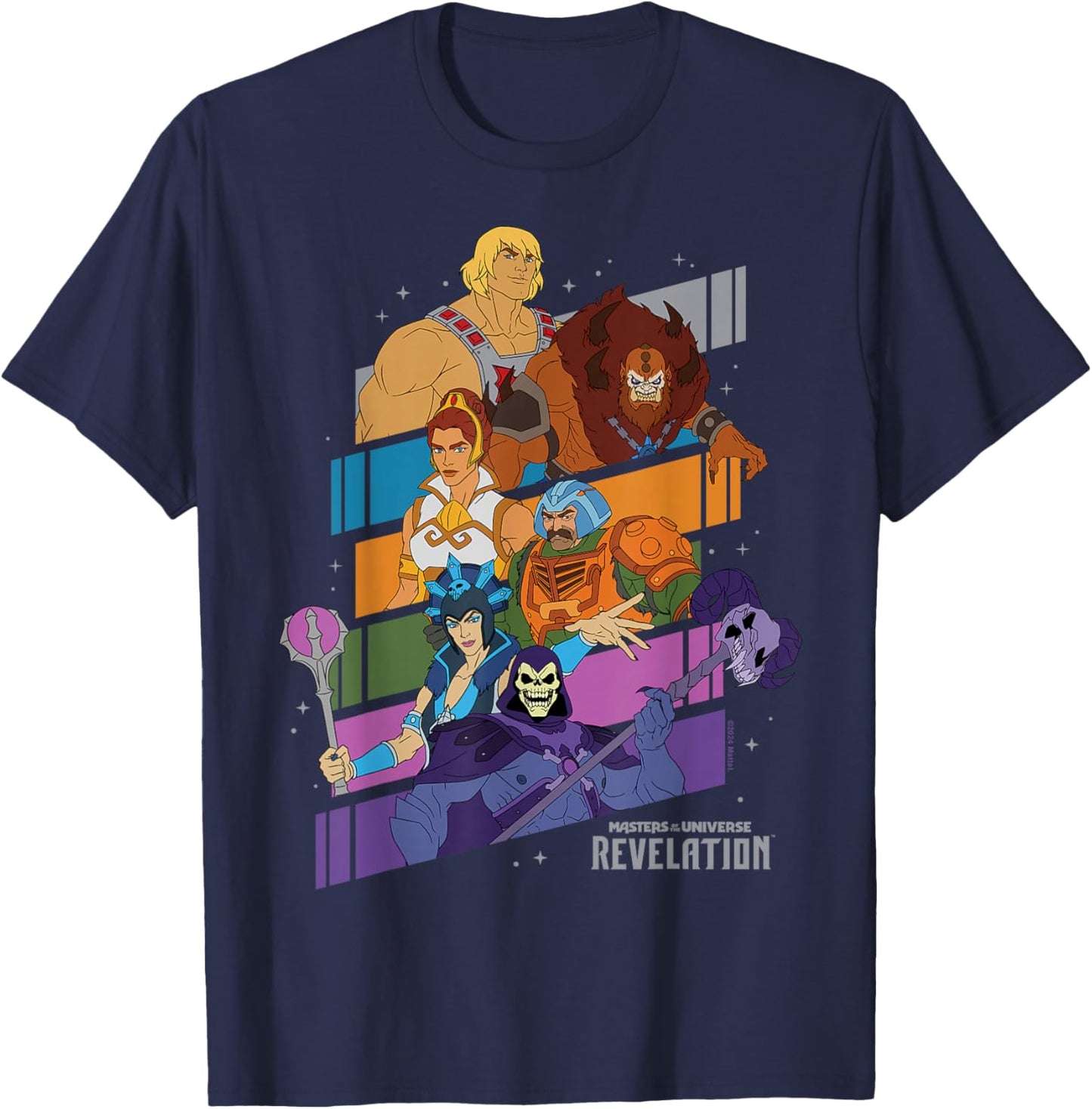 Motu - Masters of The Universe Revelation Group T-Shirt - T-Shirt | Navy
